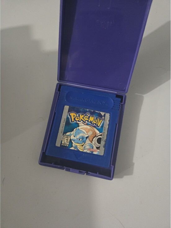 Other - Original Pokémon Blue Version Nintendo Game Boy Cartridge With Blue Case